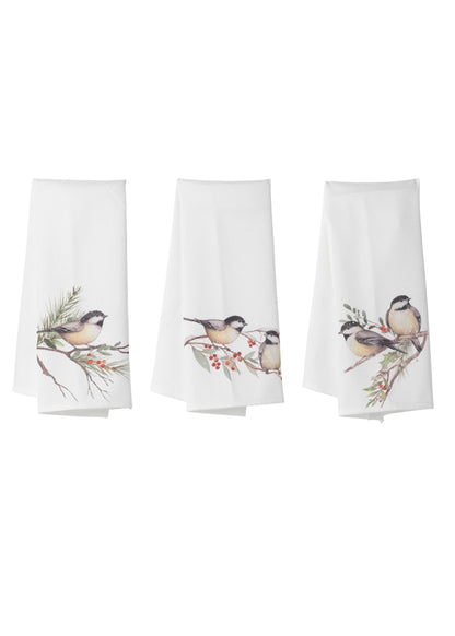 Chickadee Tea Towel - Assorted Styles