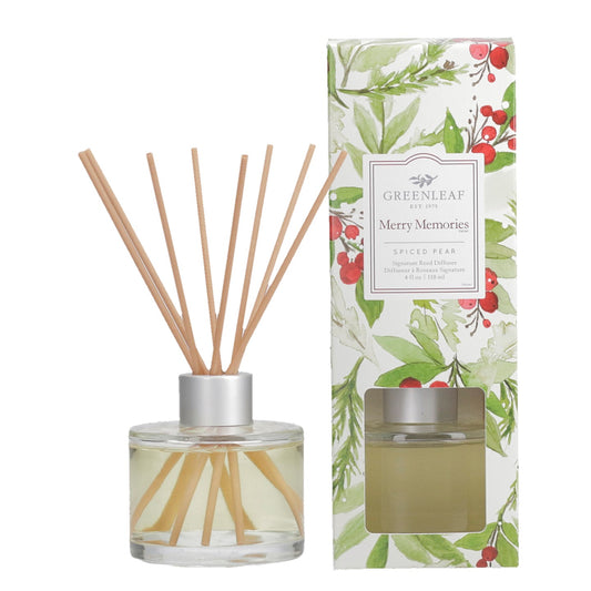 Merry Memories Glass Reed Diffuser
