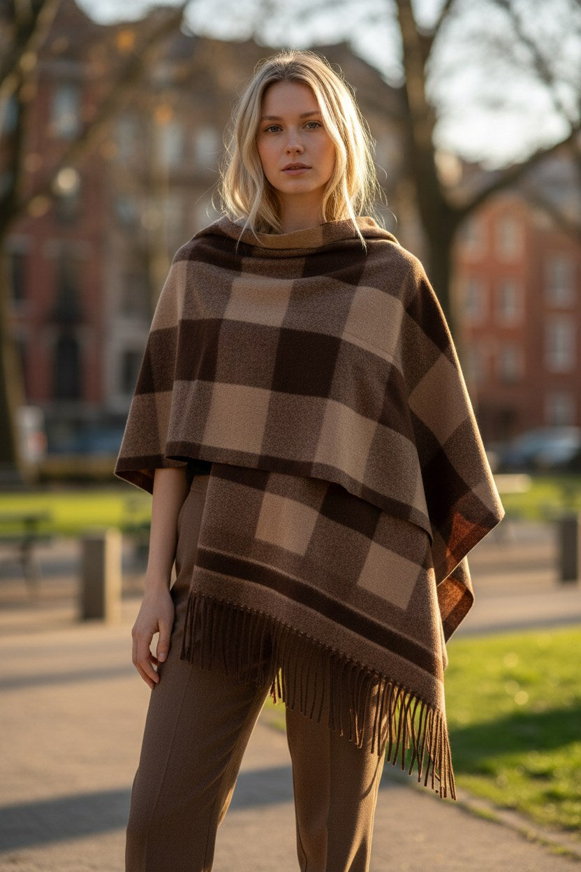 Brown Buffalo Check Wrap