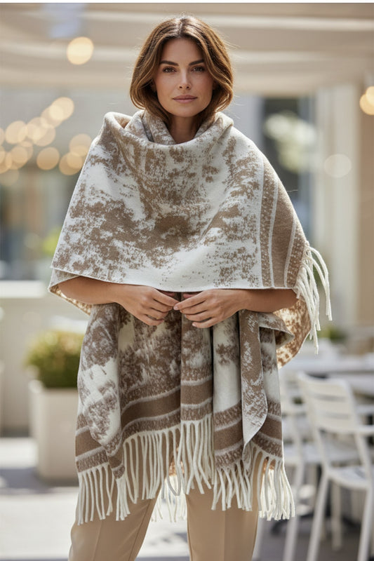 Beige Toile Wrap