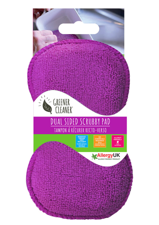 Dual Sided Scrubby Pad - Purple