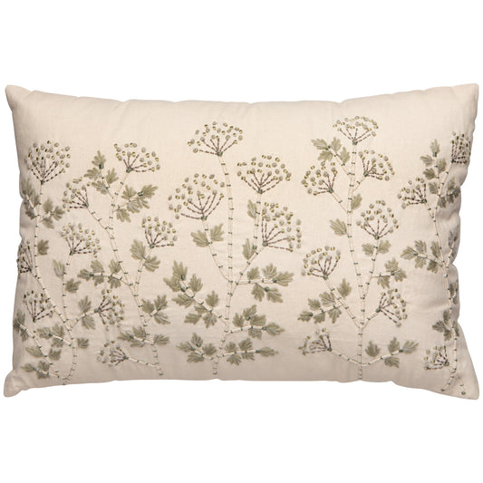 Yarrow Embroidered Cushion
