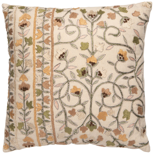 Bloom Embroidered Cushion