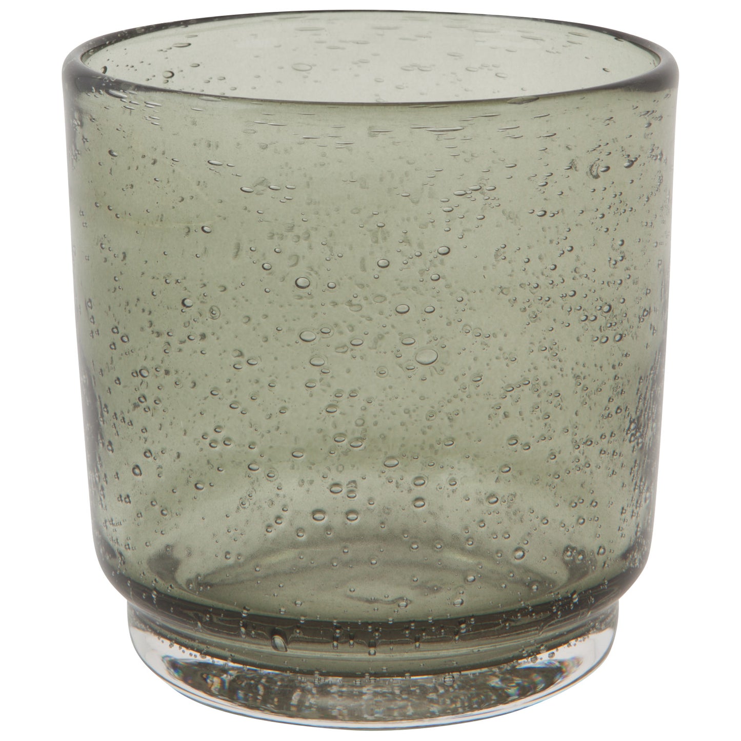 Bubbled Glass 12oz Tumbler- Agave