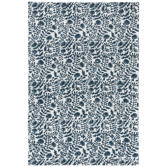 Jasmine Block Print Waffle Tea Towel