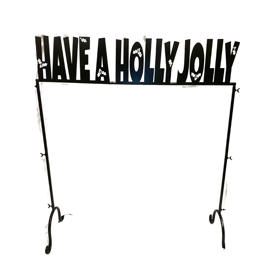 Stocking Hanger Holly Jolly **Store Pickup Only**