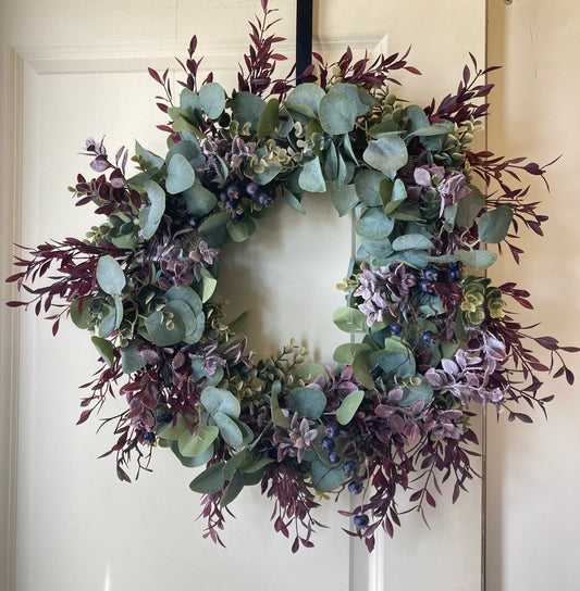 Eucalyptus and Berry Wreath *Pick Up Only