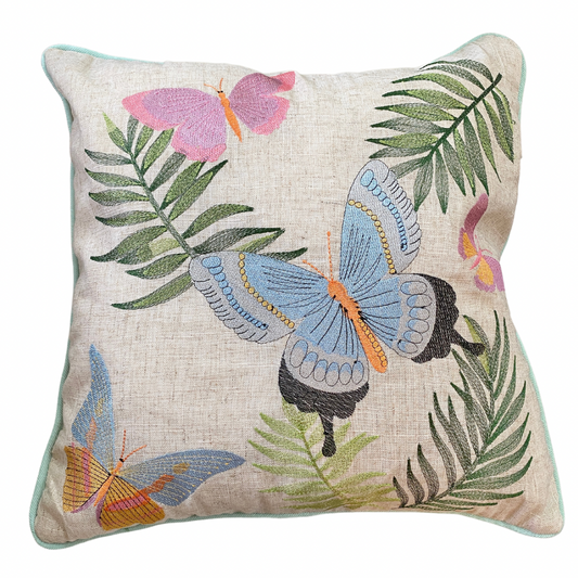 Butterflies Cushion 18" x 18"