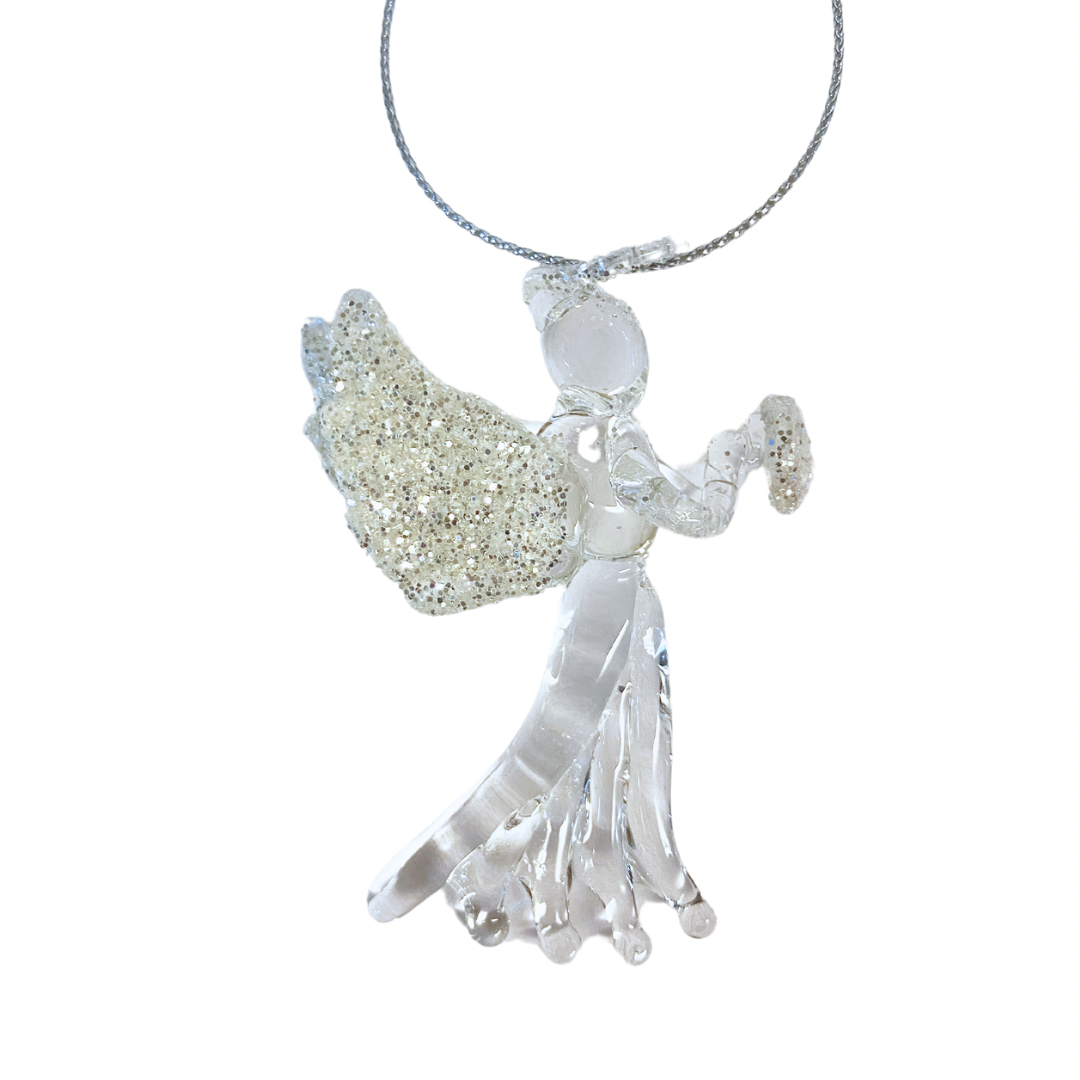 Clear Angel Ornament (Assorted)