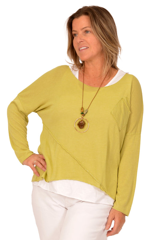 Lime Green Top Necklace