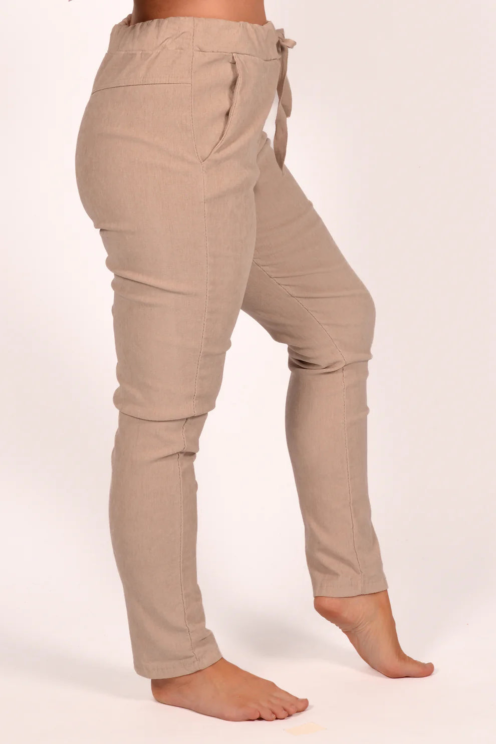 Beige Corduroy Pant