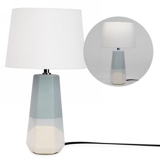 Two-Tone Blue Lamp