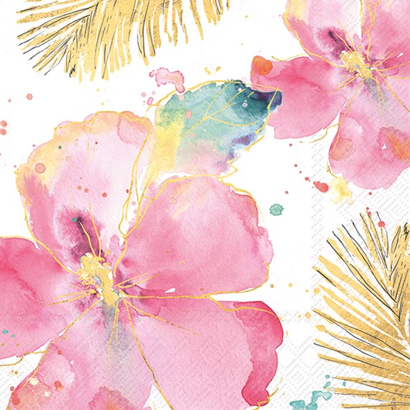 Flaming Fever Flower Paper Napkins (3 Sizes)