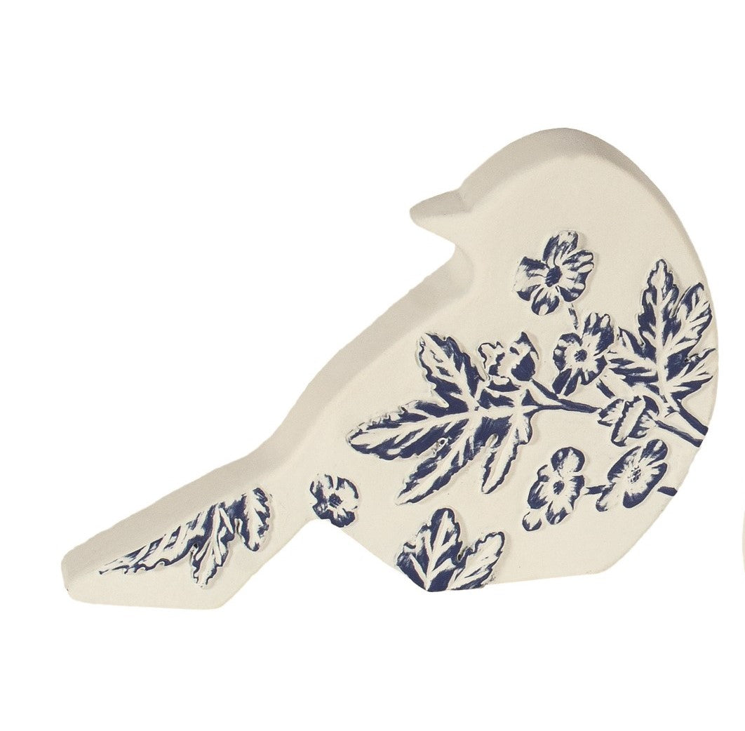 Ivory and Blue Embossed Bird Assorted Styles