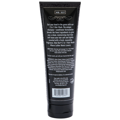 Man Bar 2 in 1 Hair Wash - Midnight Amber - Joshua & Company