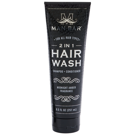 Man Bar 2 in 1 Hair Wash - Midnight Amber - Joshua & Company
