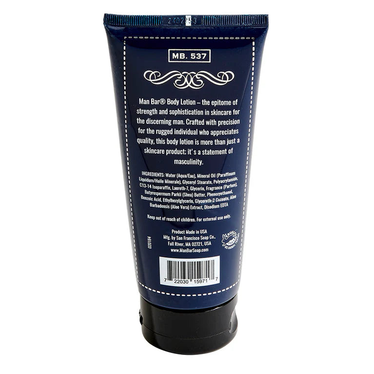 Man Bar Body Lotion - Silver Sage and Bergamot
