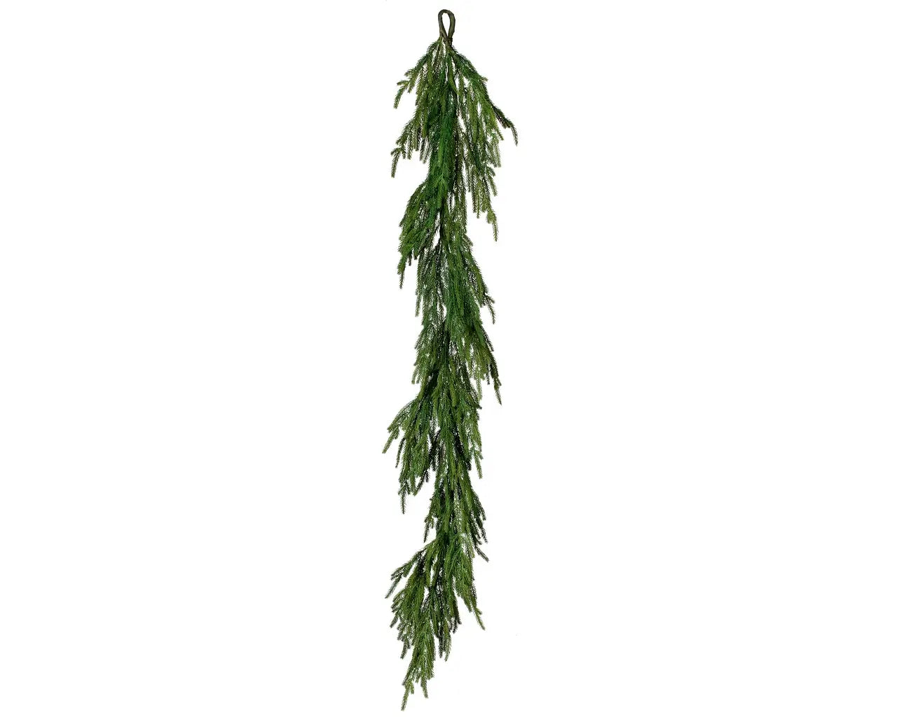 Real Touch Norfolk Pine Garland 5′ – Green