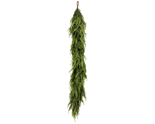 Real Touch Norfolk Pine Garland 72″x16″ – Green