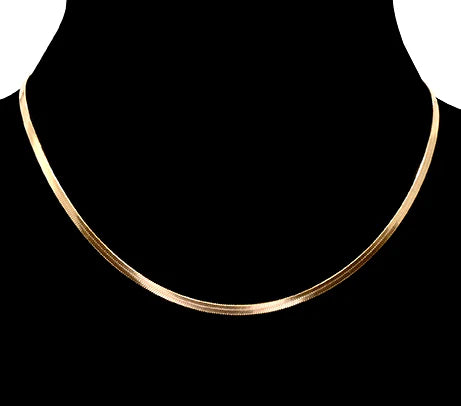 Snake Chain Neck-Gold
