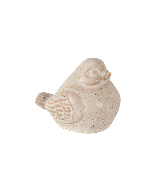 Ivory Ceramic Bird - Large