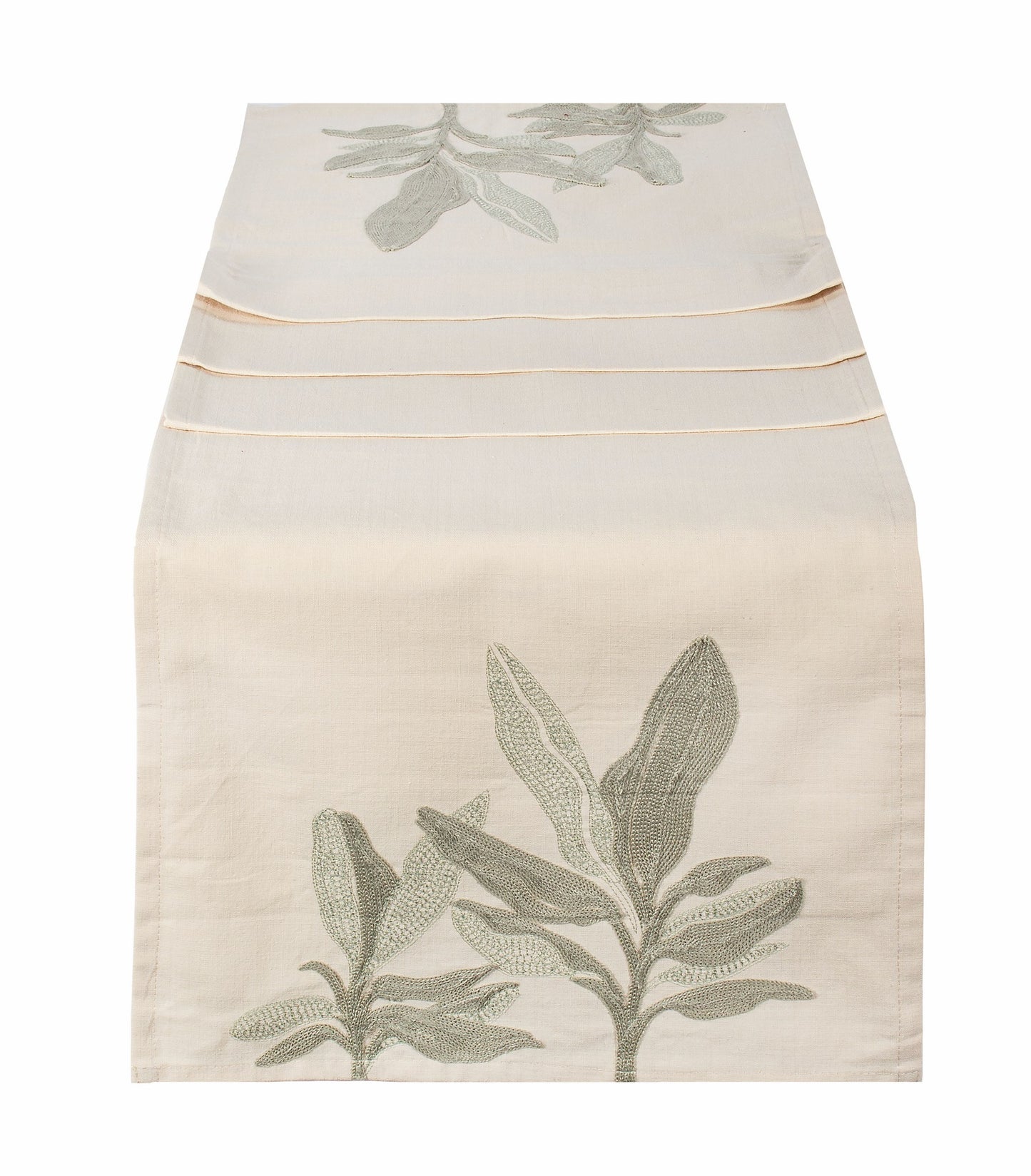 Green Leaves Table Runner 16x71" - Joshua & Company