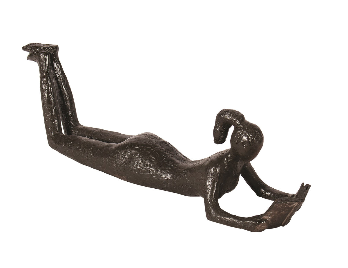Reading Lady Decor- Brown