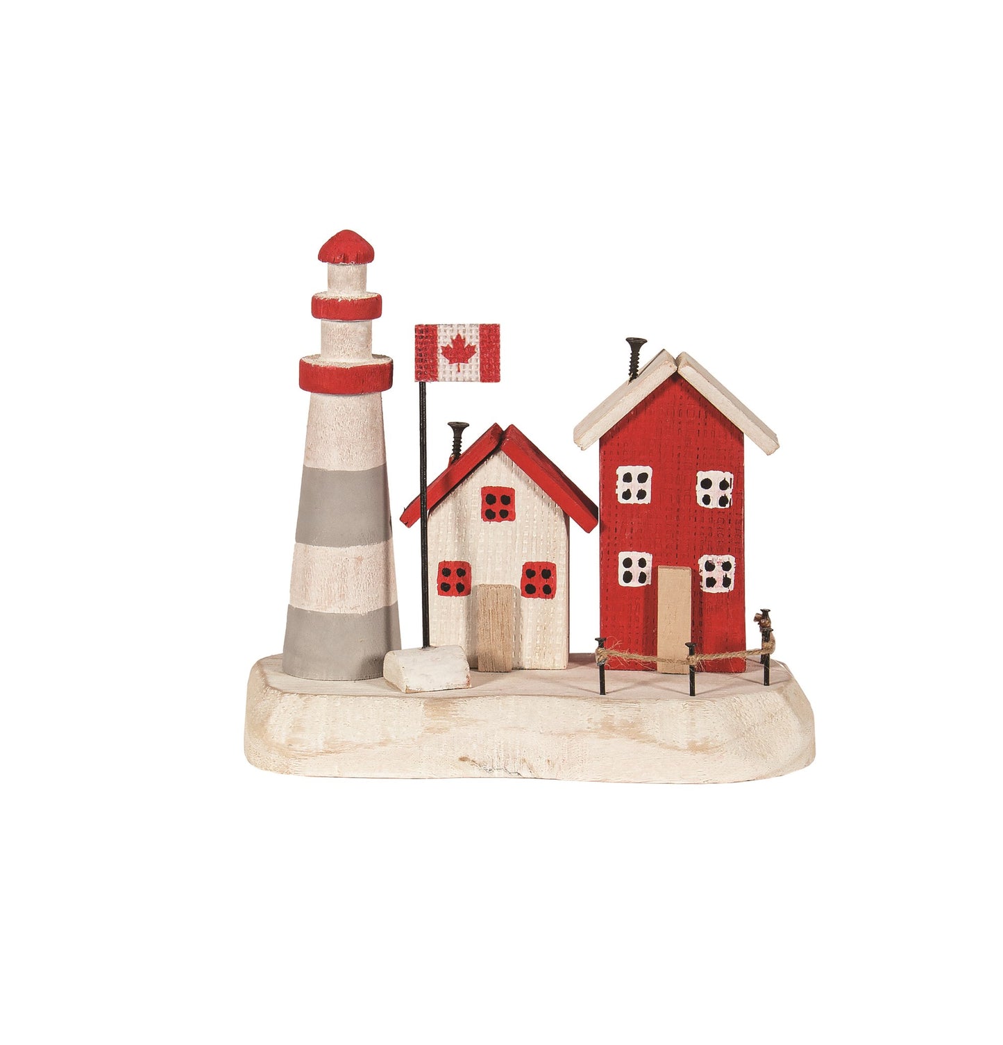 Wooden Canadian Coastal Village - Joshua & Company