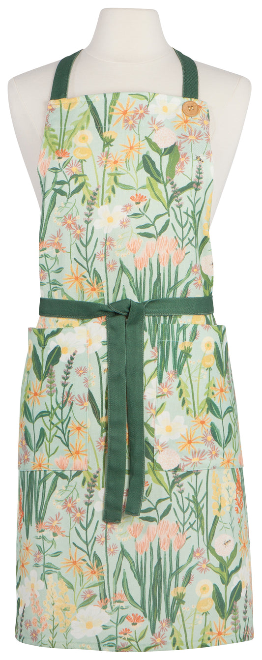 Spruce Bees and Blooms Apron