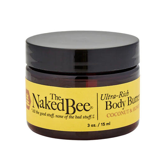 The Naked Bee Ultra Rich Body Butter - Coconut and Honey 3 oz