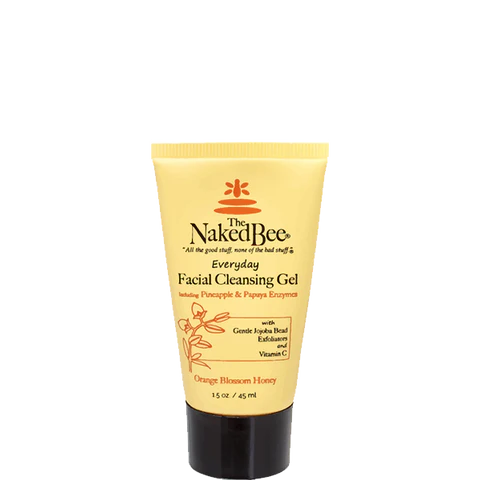 The Naked Bee Facial Cleansing Gel - Orange Blossom and Honey 1.5 oz