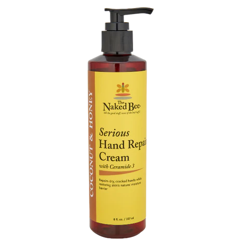The Naked Bee Serious Hand Repair Cream - Coconut and Honey 8oz
