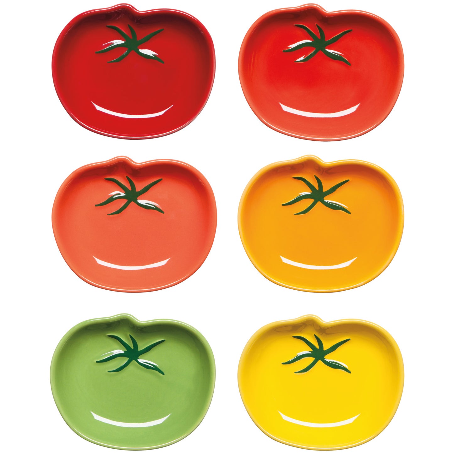 Heirloom Tomatoes Pinch Bowls Set of 6 Assorted - Joshua & Company