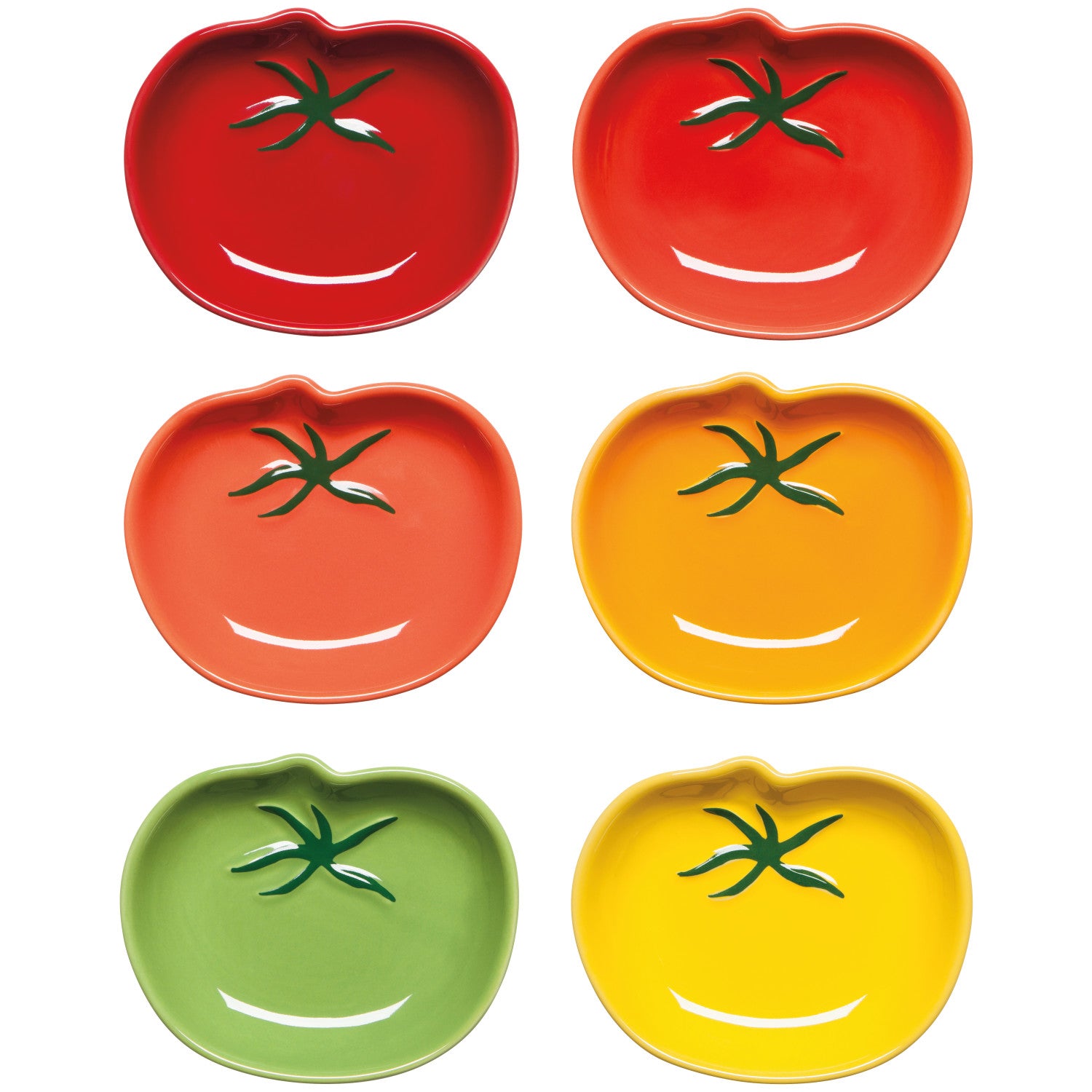 Heirloom Tomatoes Pinch Bowls Set of 6 Assorted - Joshua & Company