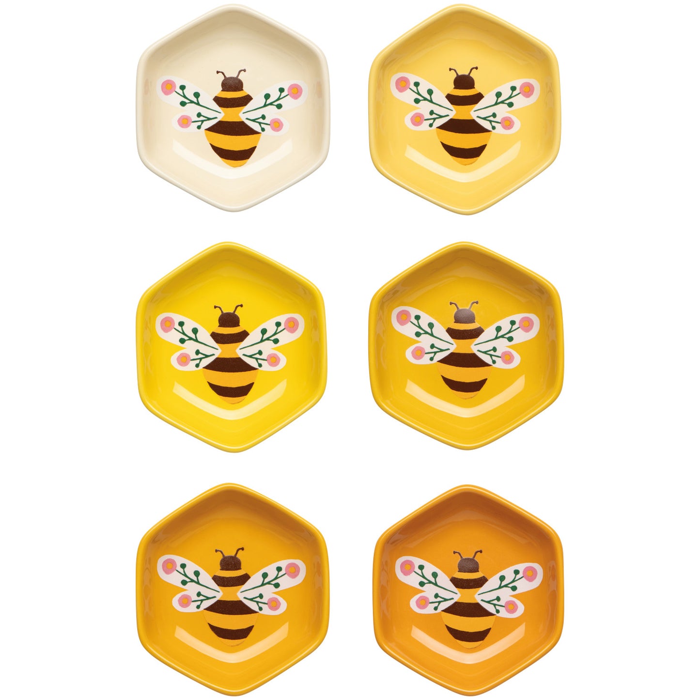 Bee Garden Pinch Bowls Set of 6 - Joshua & Company