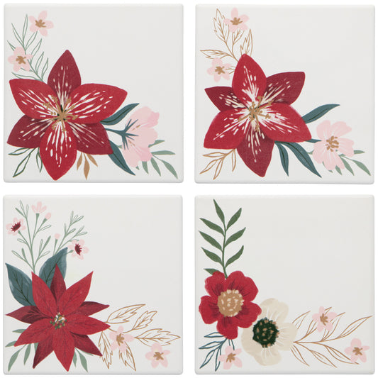 Soak Up Coasters - Amaryllis