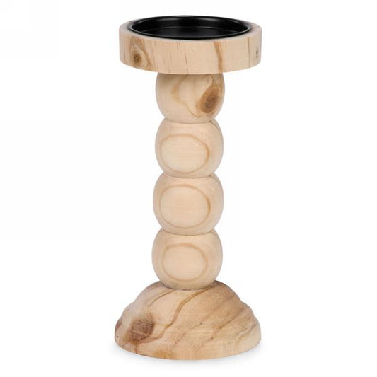 8.5" Natural Candle Holder