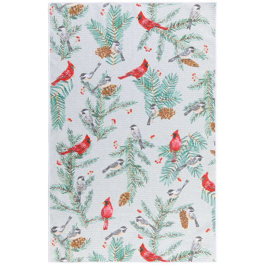 Renew Tea Towel- Birds and Boughs