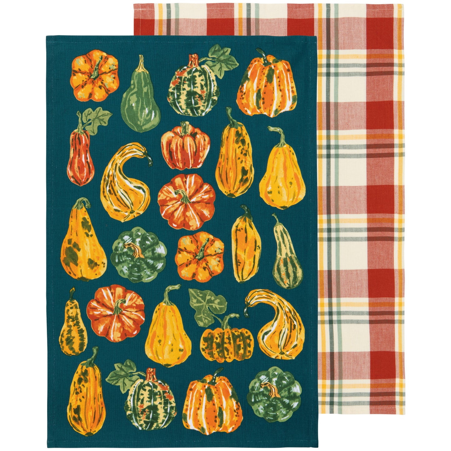 Harvest Gourds Dish Towel