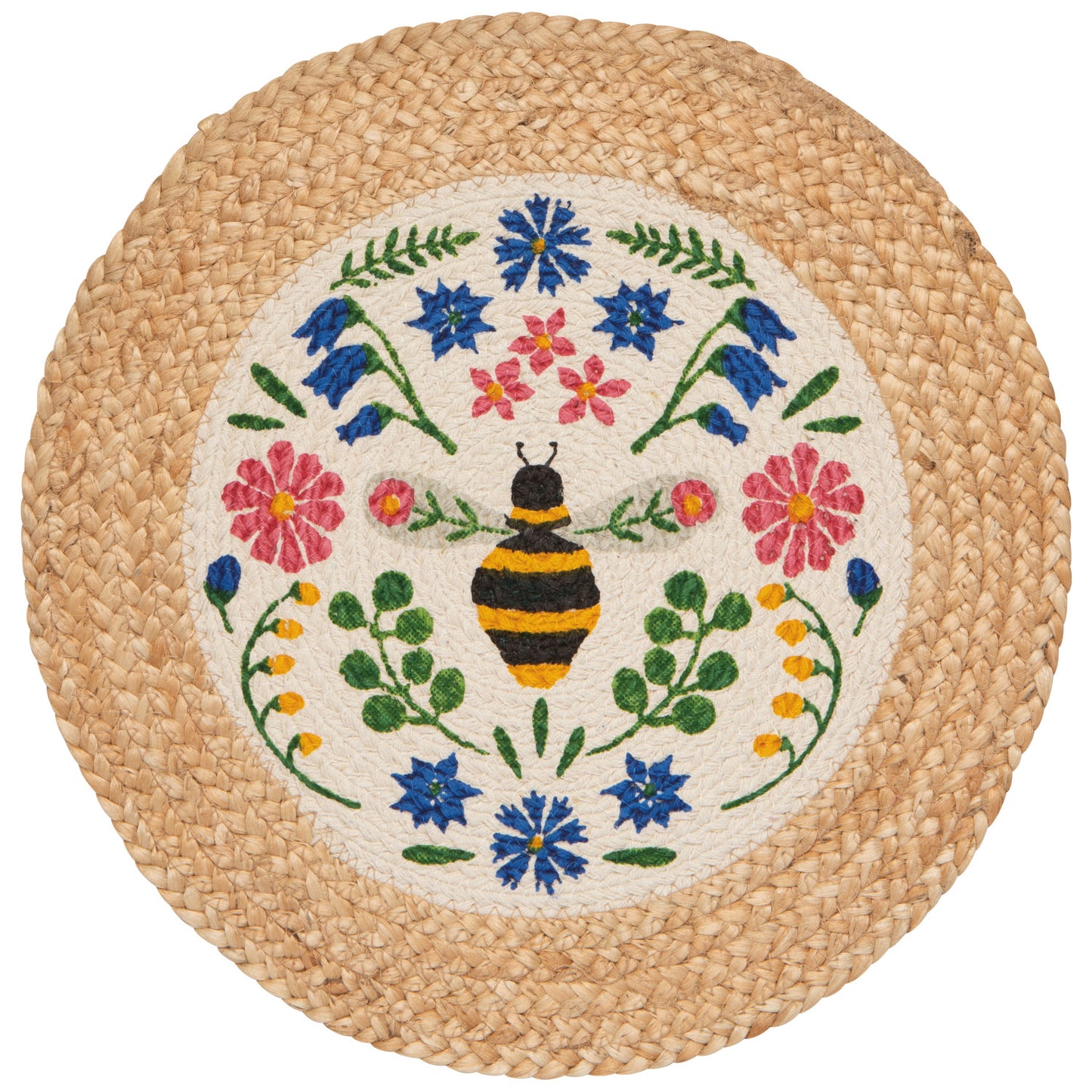 Bee Garden Braided Placemat