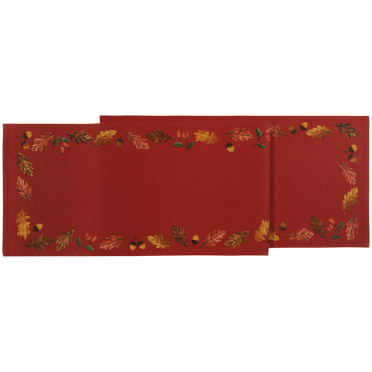 Oak and Acorn Table Runner