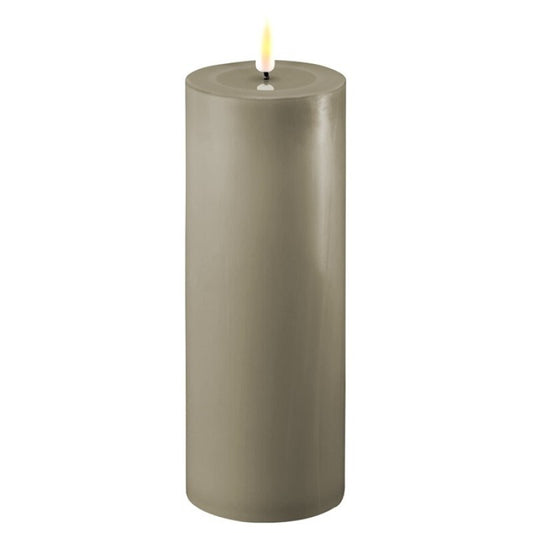 Sand Wetlook LED Candle 3" x 8"