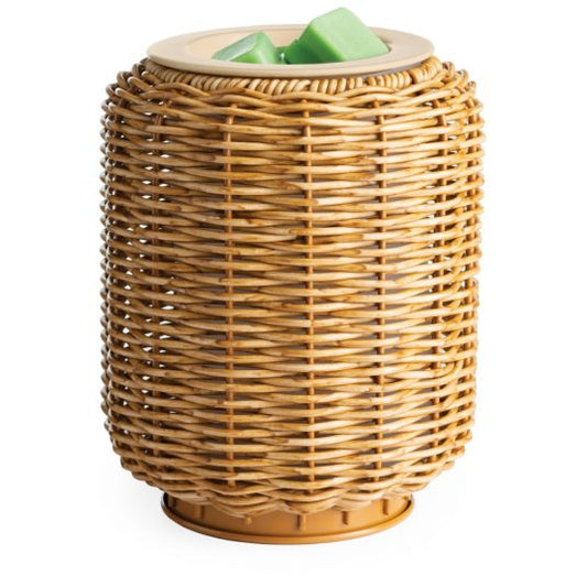 Illumination Fragrance Warmer - Wicker Lantern