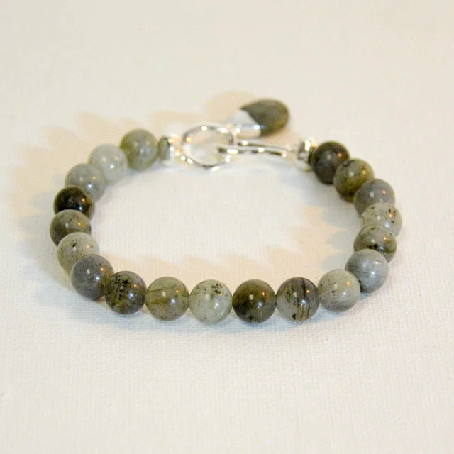 Natural Stone Bracelet - Grey