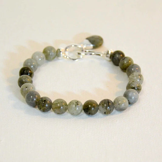 Natural Stone Bracelet - Grey