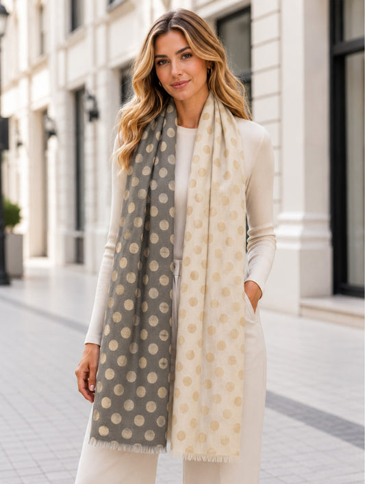 Khaki Pashmina Scarf