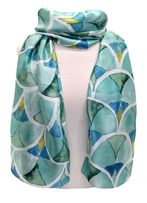 Green Fan Scarf