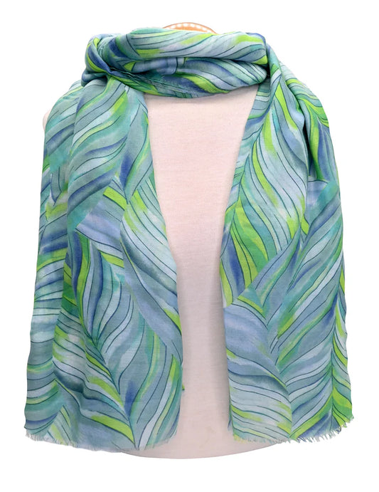 Green Leaf Scarf