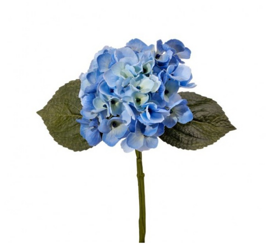 Real Touch Hydrangea Pick 13.5" - Blue
