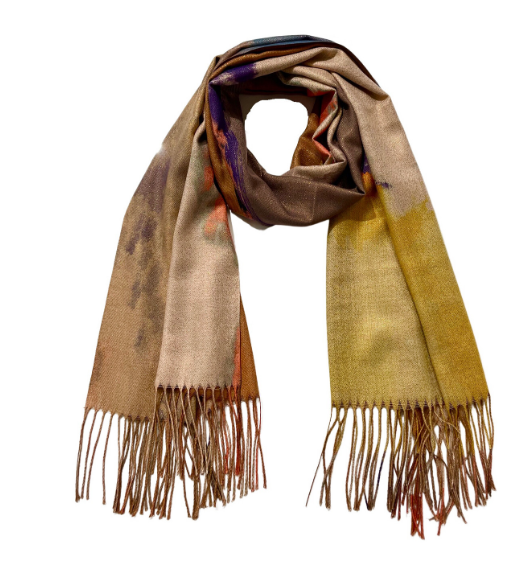 Paint Splash-inspired Scarf